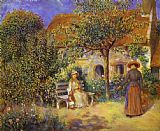 Pierre Auguste Renoir Garden Scene in Britanny painting